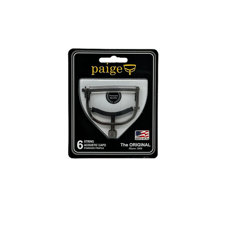 Paige Original 6 String Acoustic Guitar Capo P6E