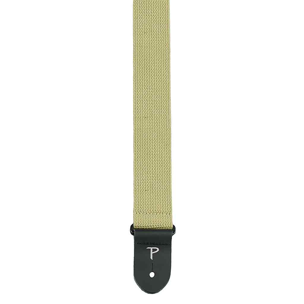 Perri's Leather 2" Tan Cotton Guitar Strap-Andy's Music