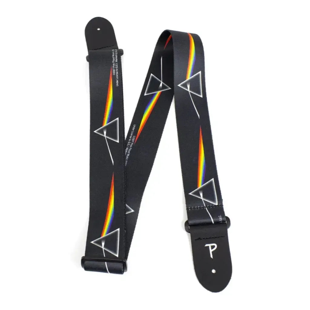 Perri's Leather Official Pink Floyd Dark Side of the Moon Guitar Strap