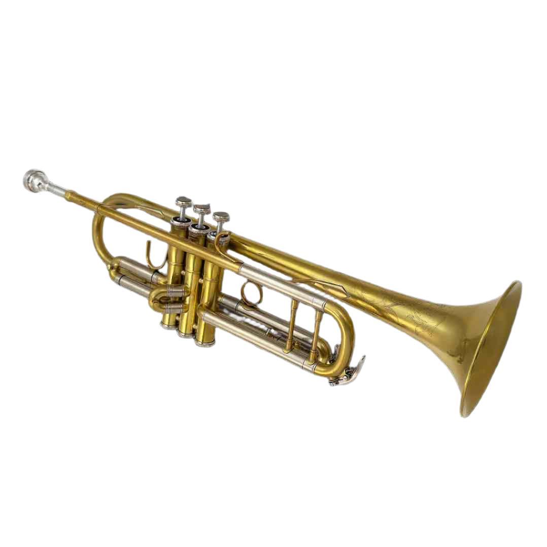 Pre-Owned Cannonball 726 Artist Bb Professional Trumpet-Raw Brass-Andy's Music
