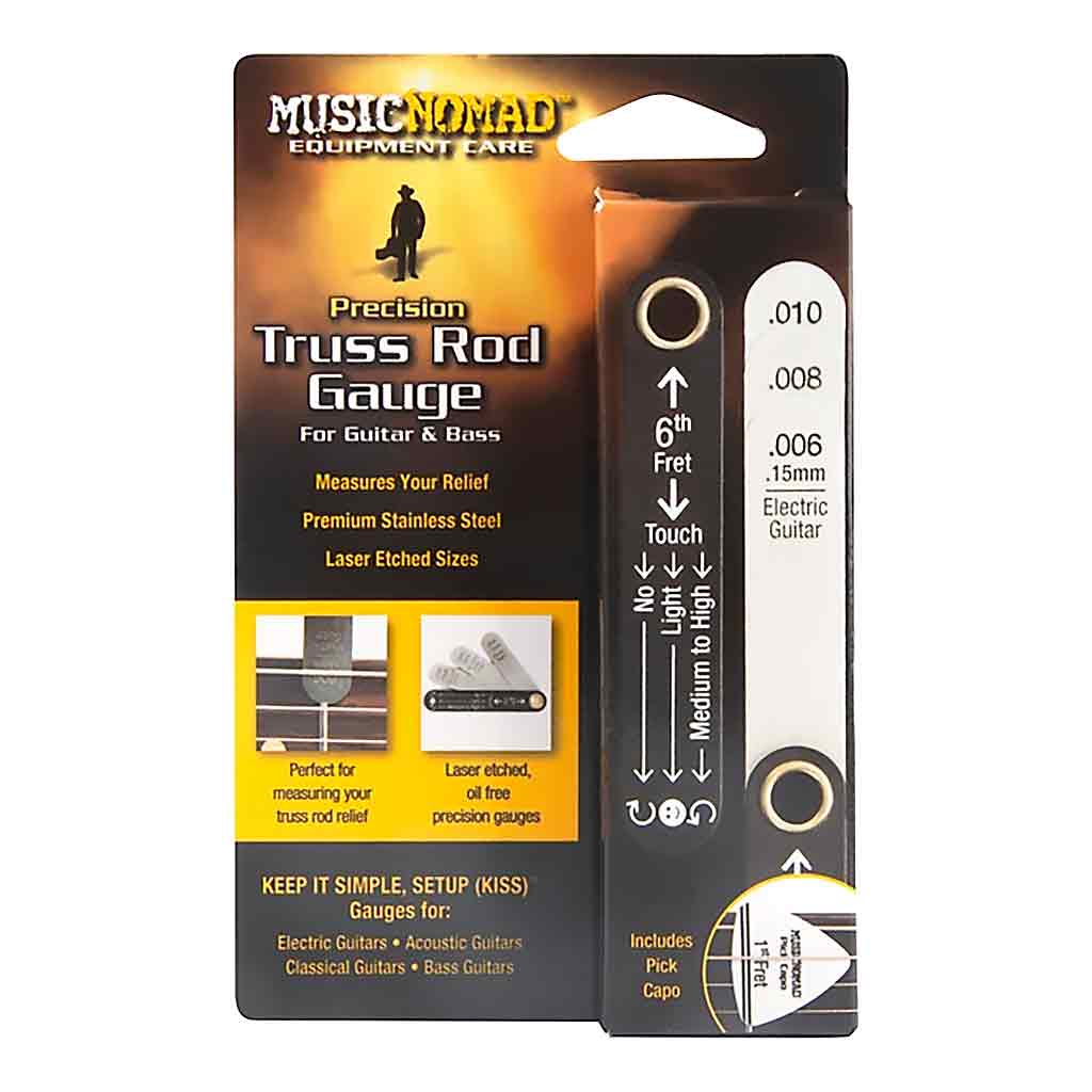 Precision Truss Rod Gauge with Pick Capo MN600 – by MusicNomad