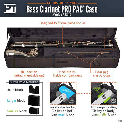 BASS CLARINET CASE - PROTEC PRO PACK 