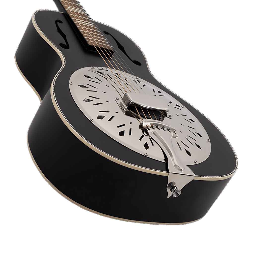 Recording King RPHR2 Resonator Guitar – Matte Black