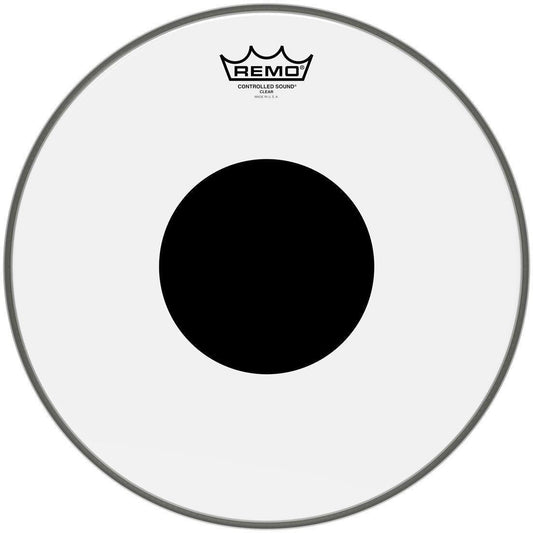 Remo Controlled Sound Black Dot Drumhead-Andy's Music