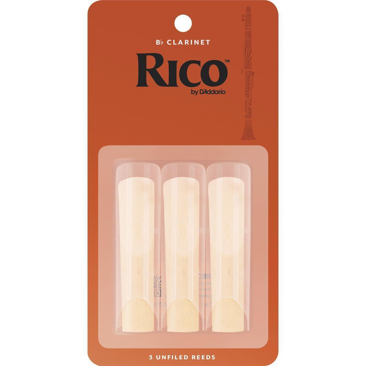 Rico Bb Clarinet Reeds-2.0-3-Andy's Music