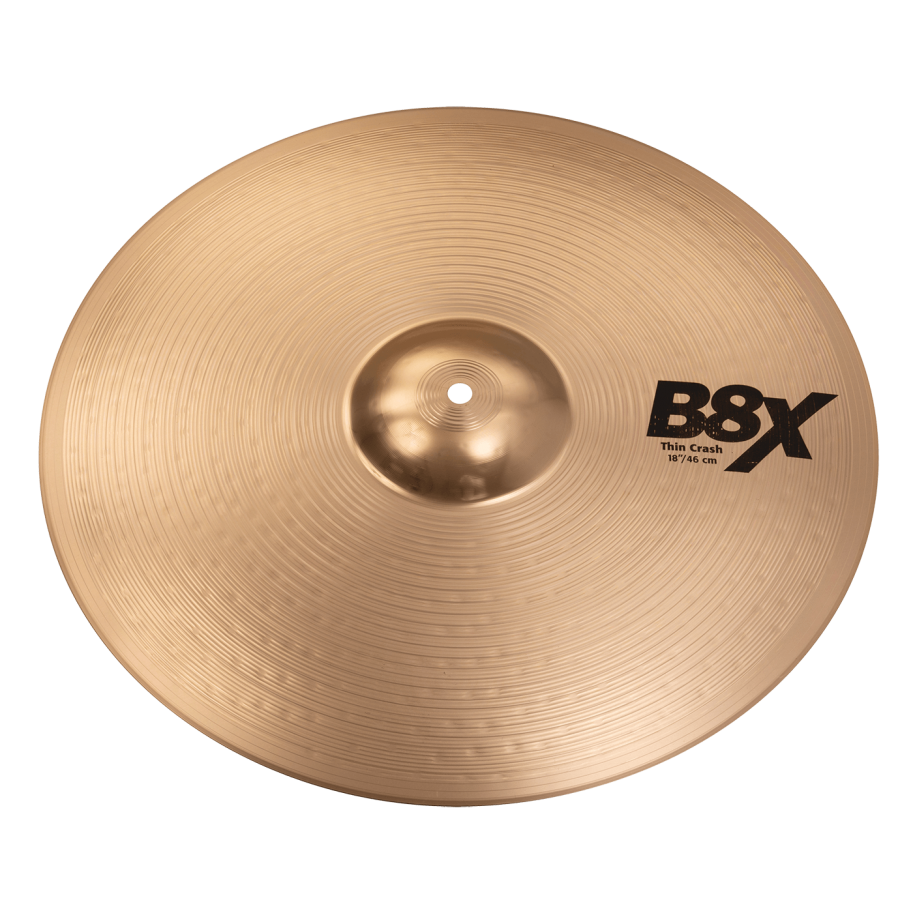 Sabian 18" B8X Thin Crash Cymbal - 41806X