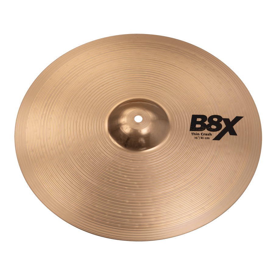 Sabian B8X Thin Crash Cymbal 16" – 41606X