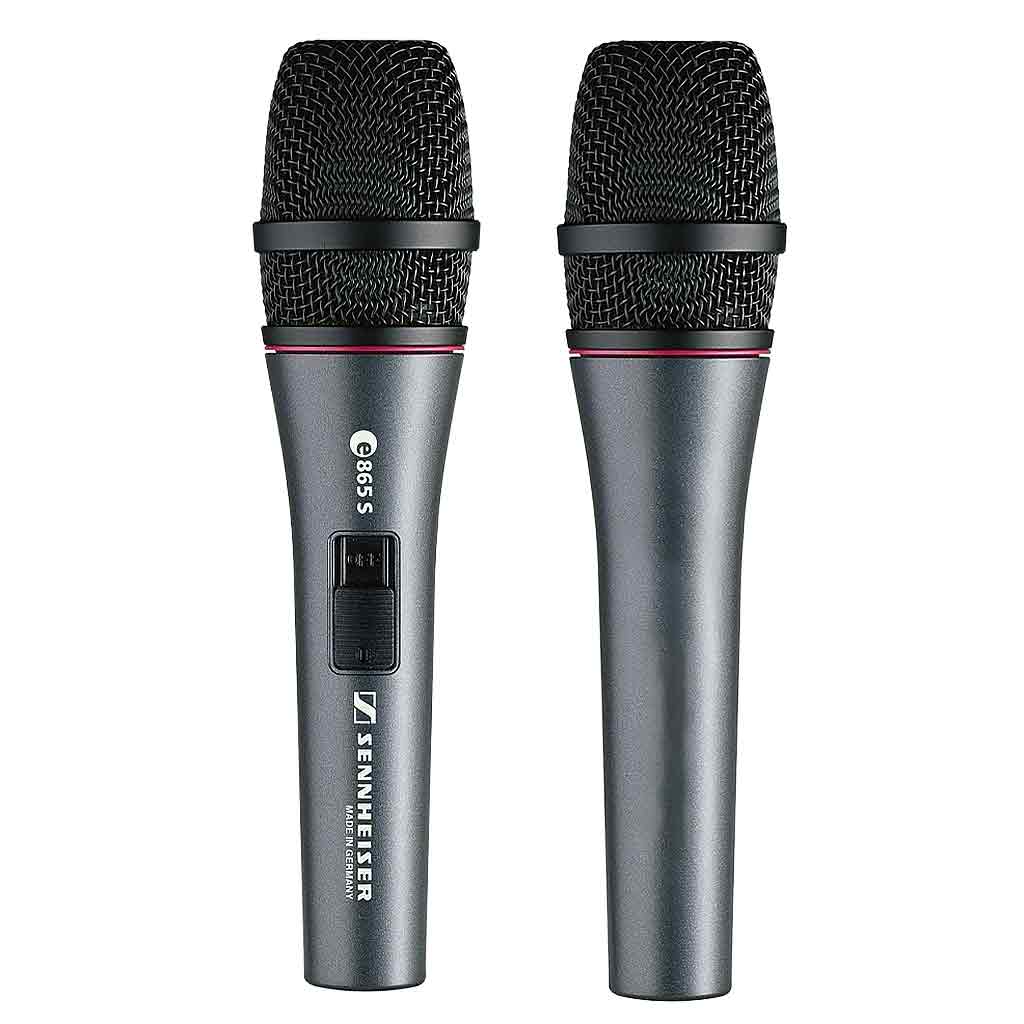 Sennheiser E865S Handheld Super Cardioid Condenser Microphone with On/Off Switch-Andy's Music