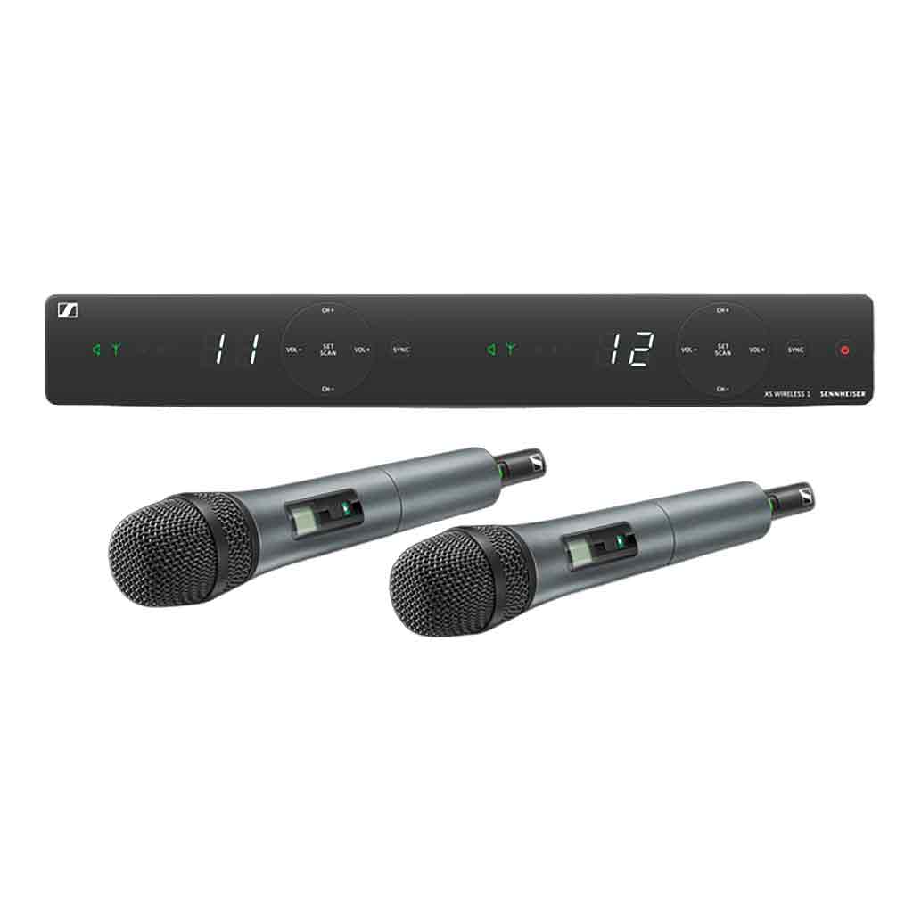 Sennheiser XSW 1-825 DUAL-A XS Wireless Handheld Vocal Microphone Set-Andy's Music
