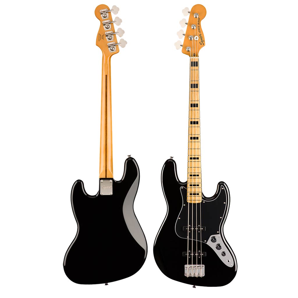Squier Classic Vibe 70s Jazz Bass Guitar Black Finish