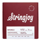 Stringjoy Strings- 6 & 12 String Phosphor Bronze Acoustic Guitar Strings