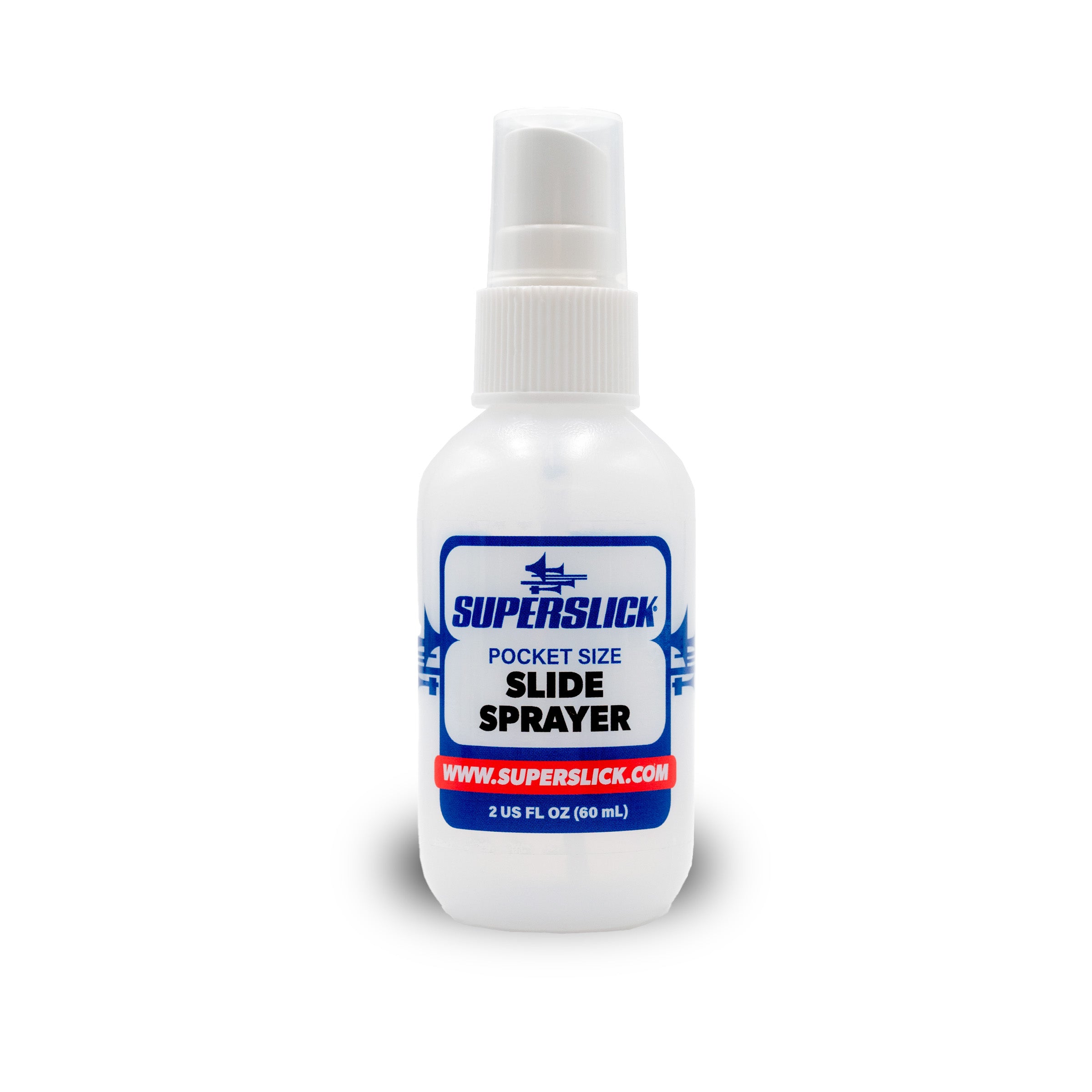 Super Slick Trombone Slide Sprayer Bottle - 2 oz (Empty)