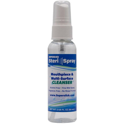 Superslick Steri-Spray Mouthpiece and Multi-Surface Cleaner-2 oz.-Andy's Music