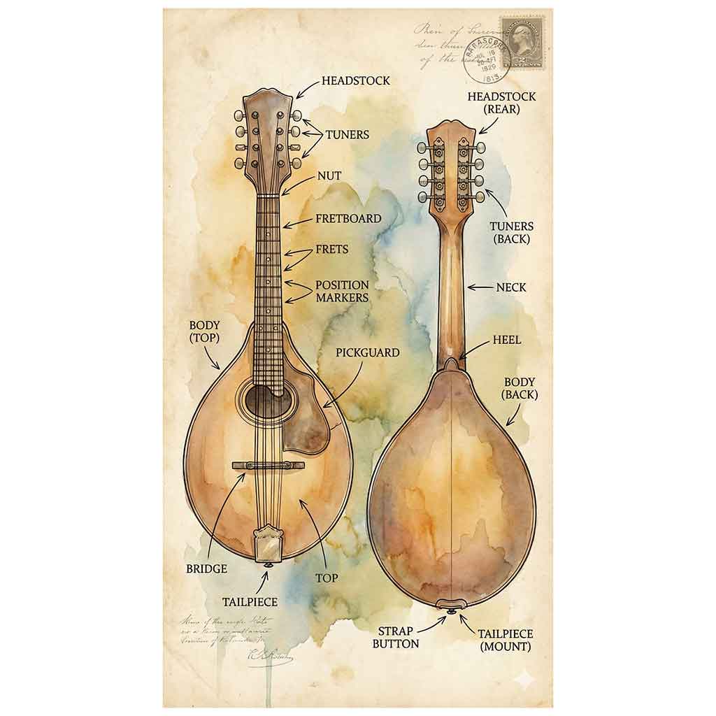 The Loar LM-110-BRB Honey Creek A-Style Mandolin-Andy's Music