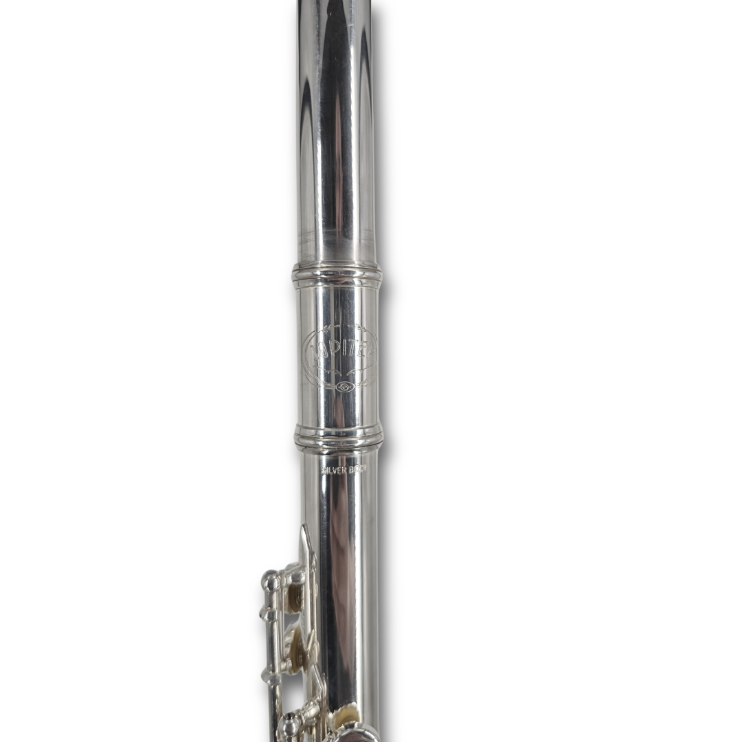 Used Jupiter JFL711R Sterling Silver Flute with B Foot & Case