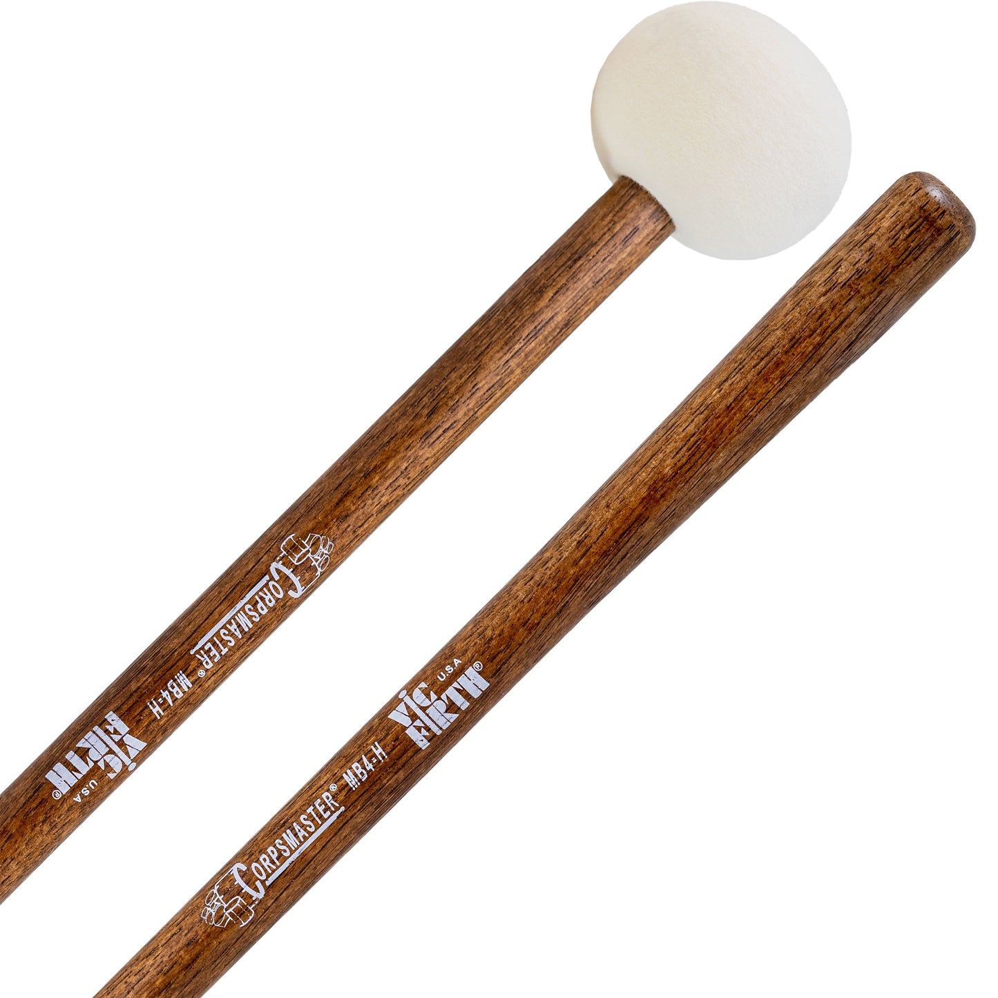 Vic Firth Corpsmaster Marching Bass Drum Mallets-MB4H-Andy's Music