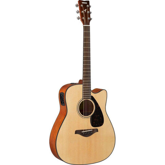 Yamaha FGX800C Cutaway Acoustic Electric Guitar Natural Finish