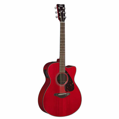 Yamaha FSX800C Concert Acoustic Electric Guitar Ruby Red Finish