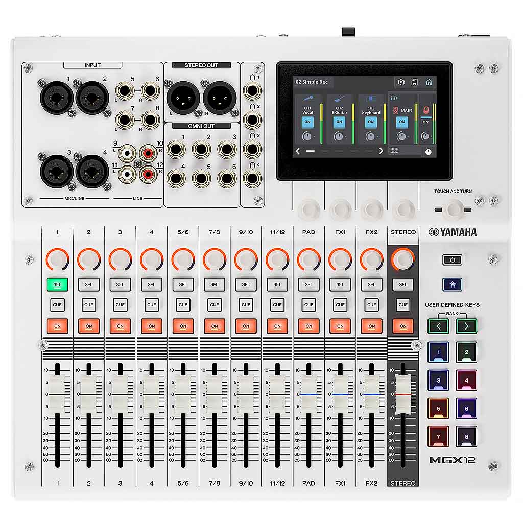 Yamaha MGX12 Digital Mixer - MGX Digital Mixing Console – Andy's Music