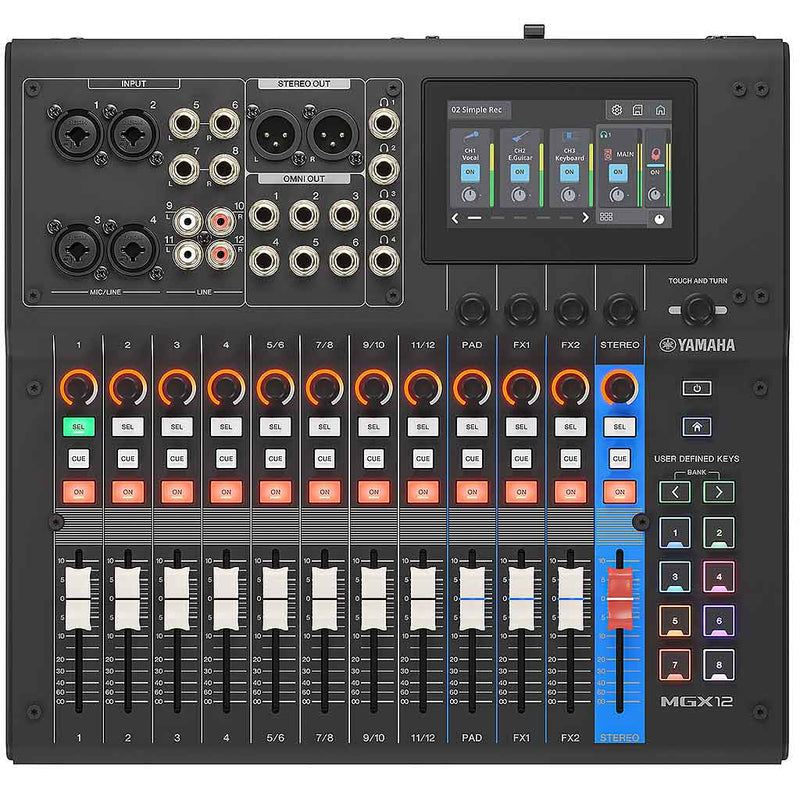 Yamaha MGX12 Digital Mixer - MGX Digital Mixing Console