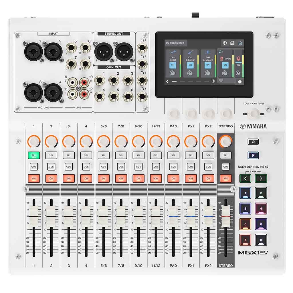 Yamaha MGX12V Digital Mixer - 18 Track Digital Console