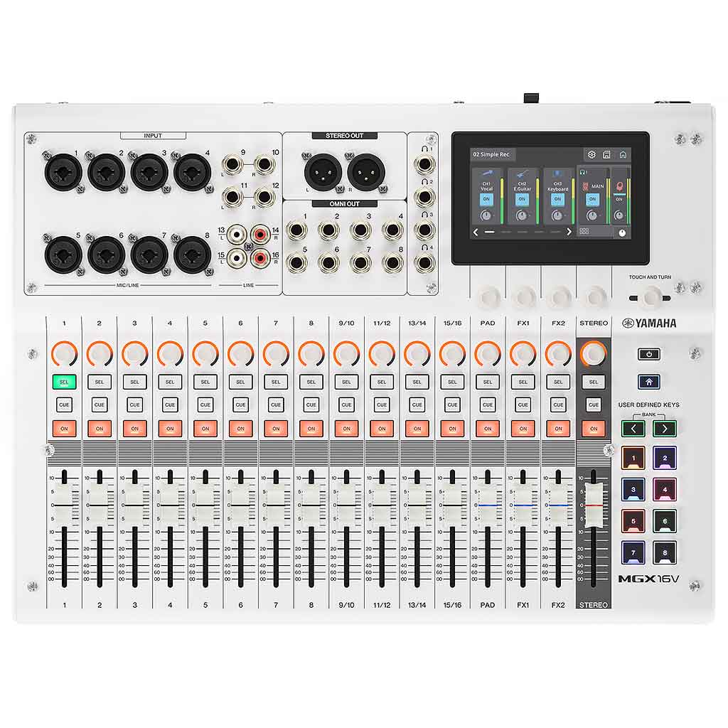 Yamaha MGX16V Digital Mixer - 22 Track Digital Mixing Console