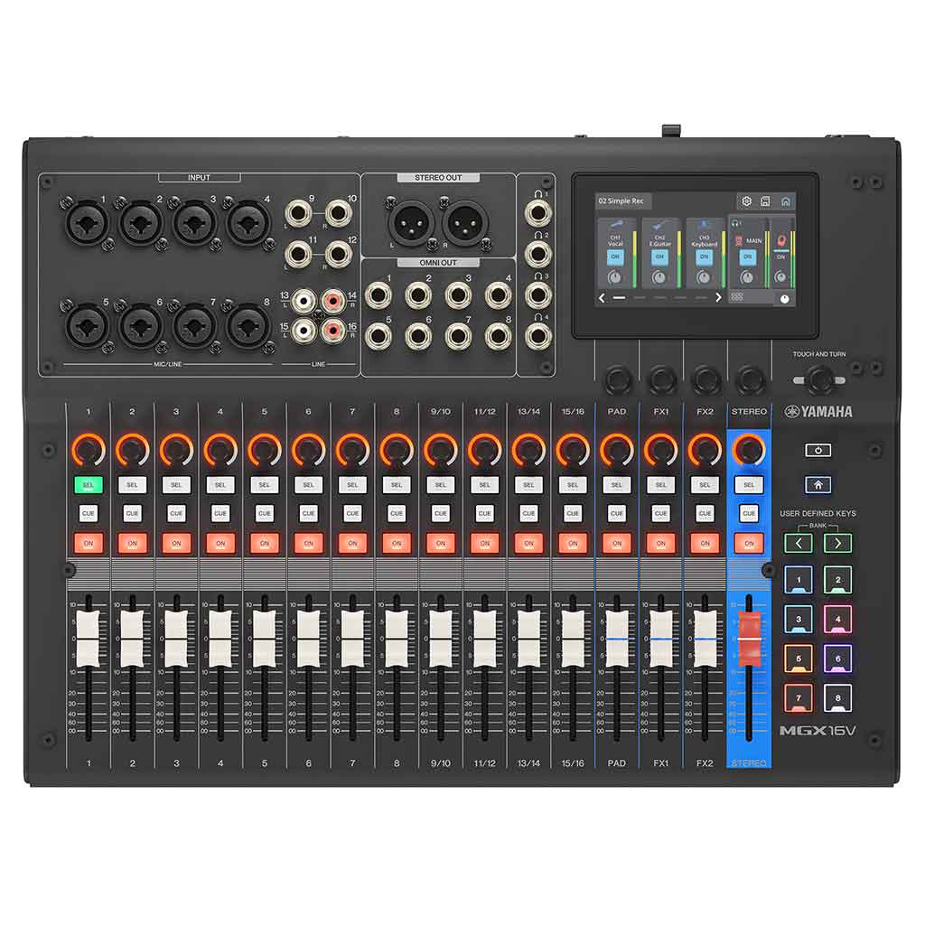 Yamaha MGX16V Digital Mixer - 22 Track Digital Mixing Console