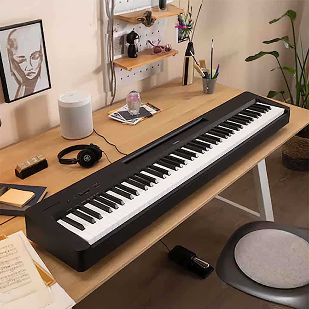 Yamaha P145BT Digital Piano Bluetooth Connectivity-Andy's Music