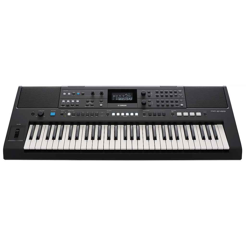 Yamaha PSR-E483 Keyboard Piano 61 Touch Sensitive Keys – Andy's Music