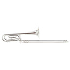 Yamaha YSL-448G Intermediate Trigger Trombone-Silver Plated-Andy's Music