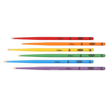 Zildjian x Crayola Pack, 6 Kids Drumsticks & Pad-Andy's Music