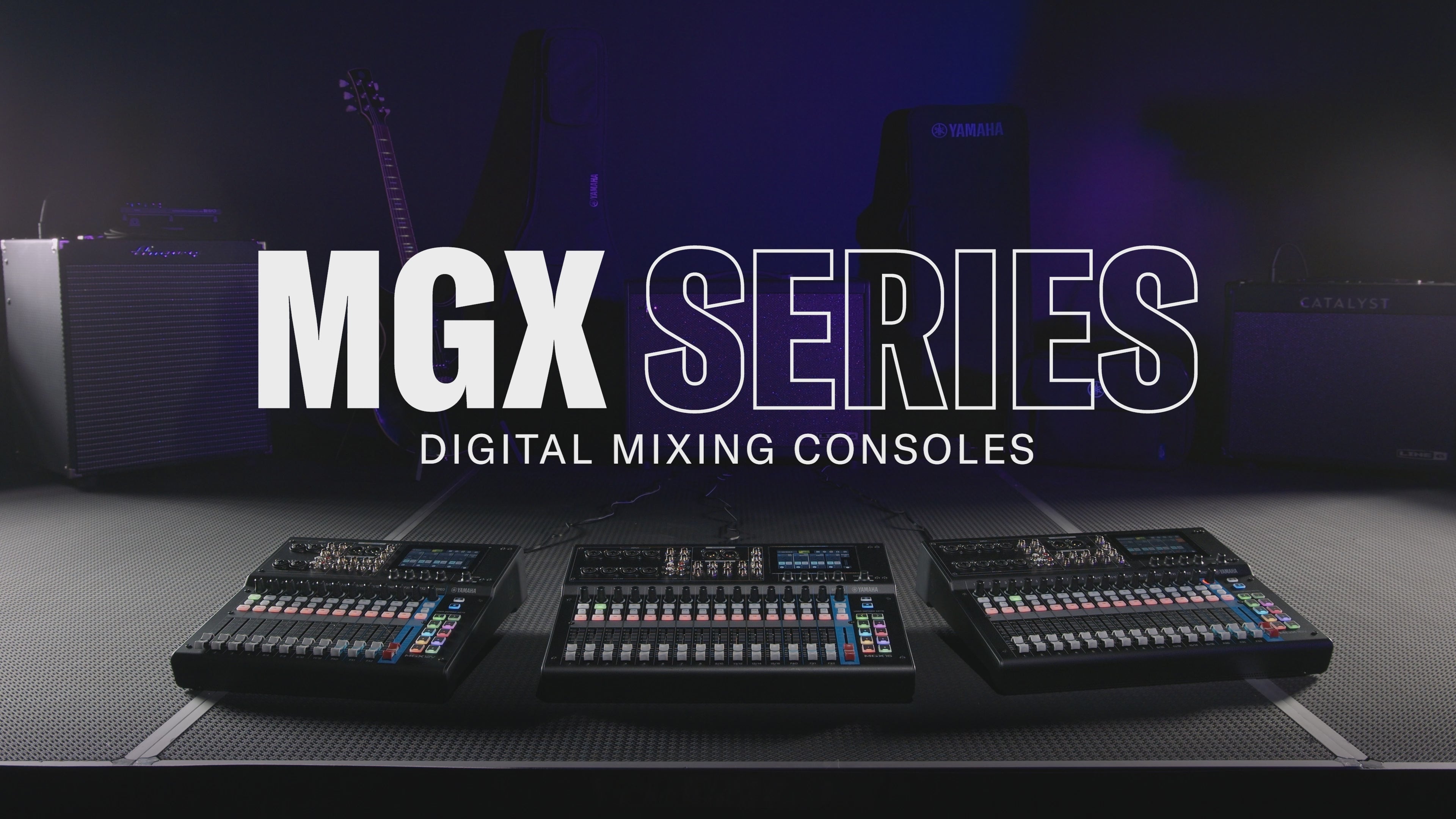 Yamaha MGX12V Digital Mixer - 18 Track Digital Console
