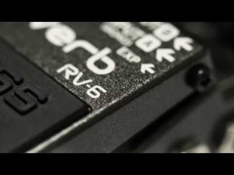 Pedal de efectos de guitarra con reverberación digital BOSS RV-6