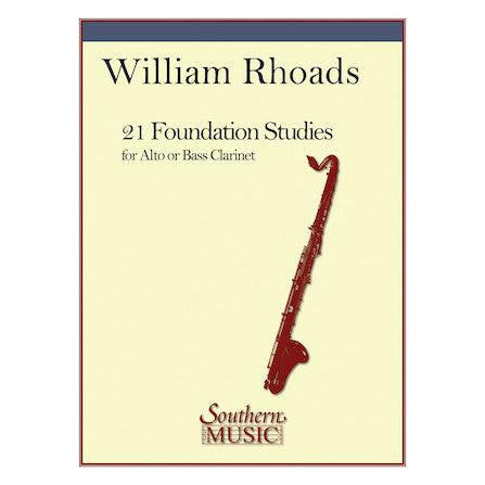 21 Foundation Studies for Alto or Bass Clarinet William E. Rhoads-Andy's Music