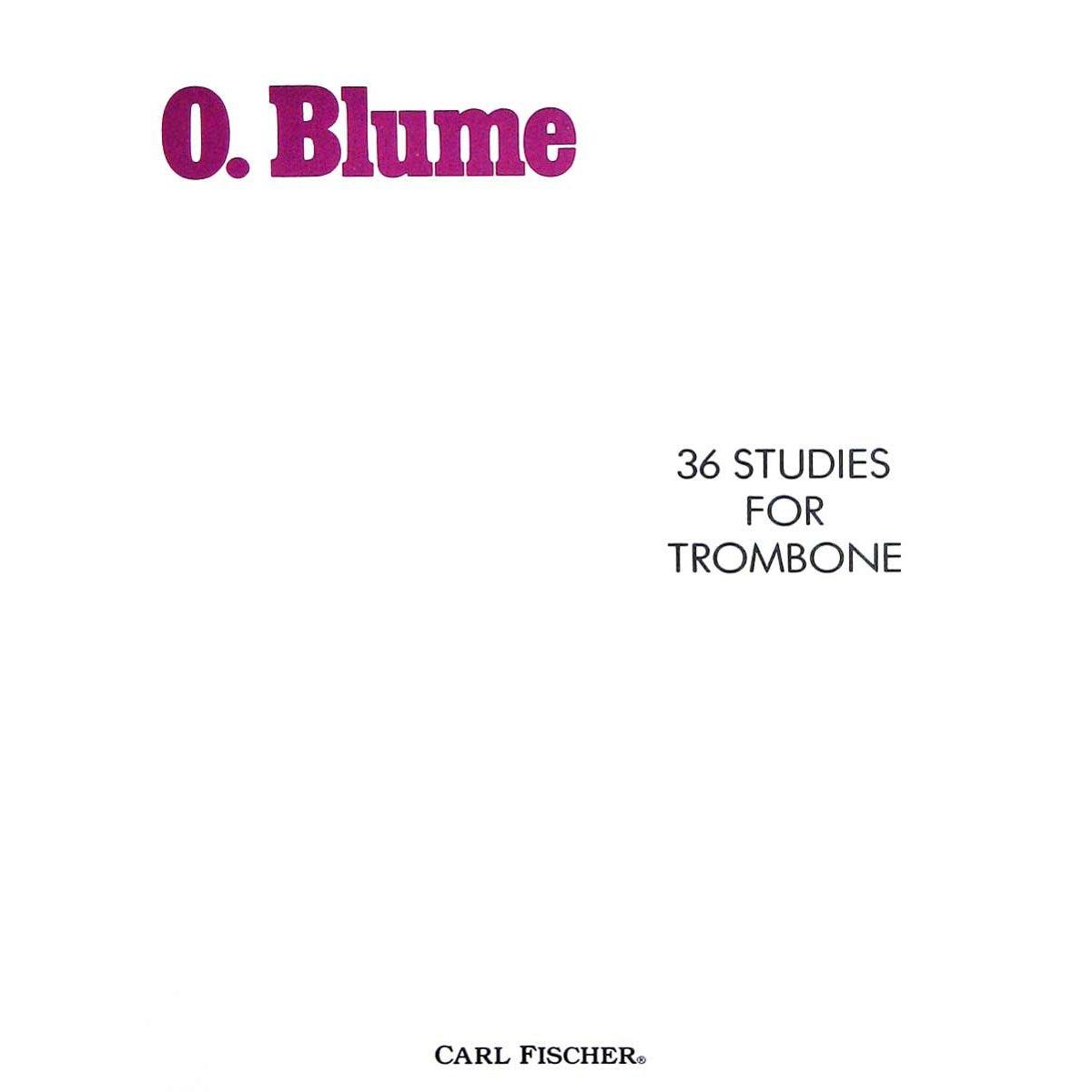 36 Studies for Trombone - O. Blume-Andy's Music