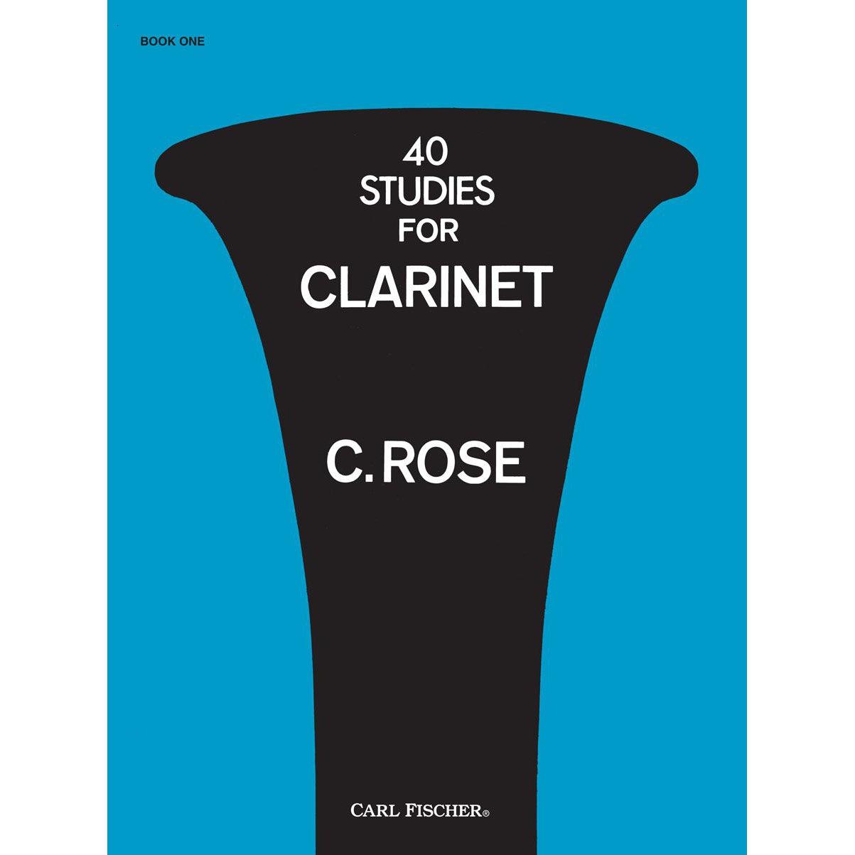40 Studies For Clarinet C. Rose-Book 1-Andy's Music
