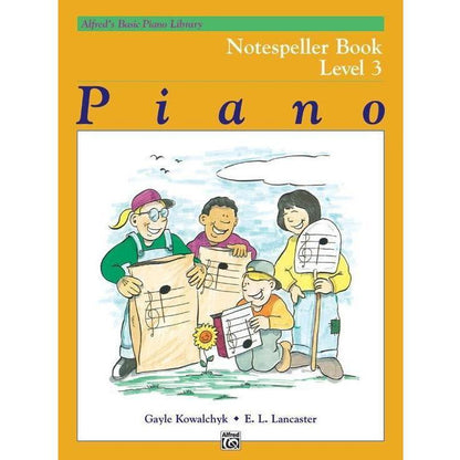 Alfred's Basic Piano Library Series-3-Notespeller-Andy's Music