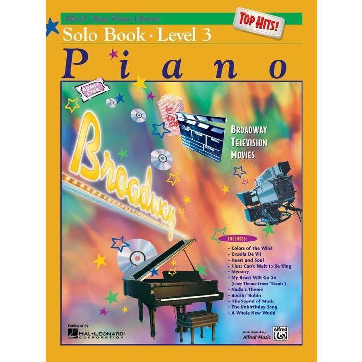 Alfred's Basic Piano Library Series-3-Solo Top Hits-Andy's Music