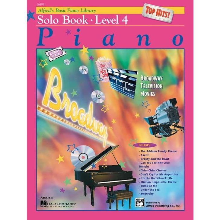 Alfred's Basic Piano Library Series-4-Solo Top Hits-Andy's Music