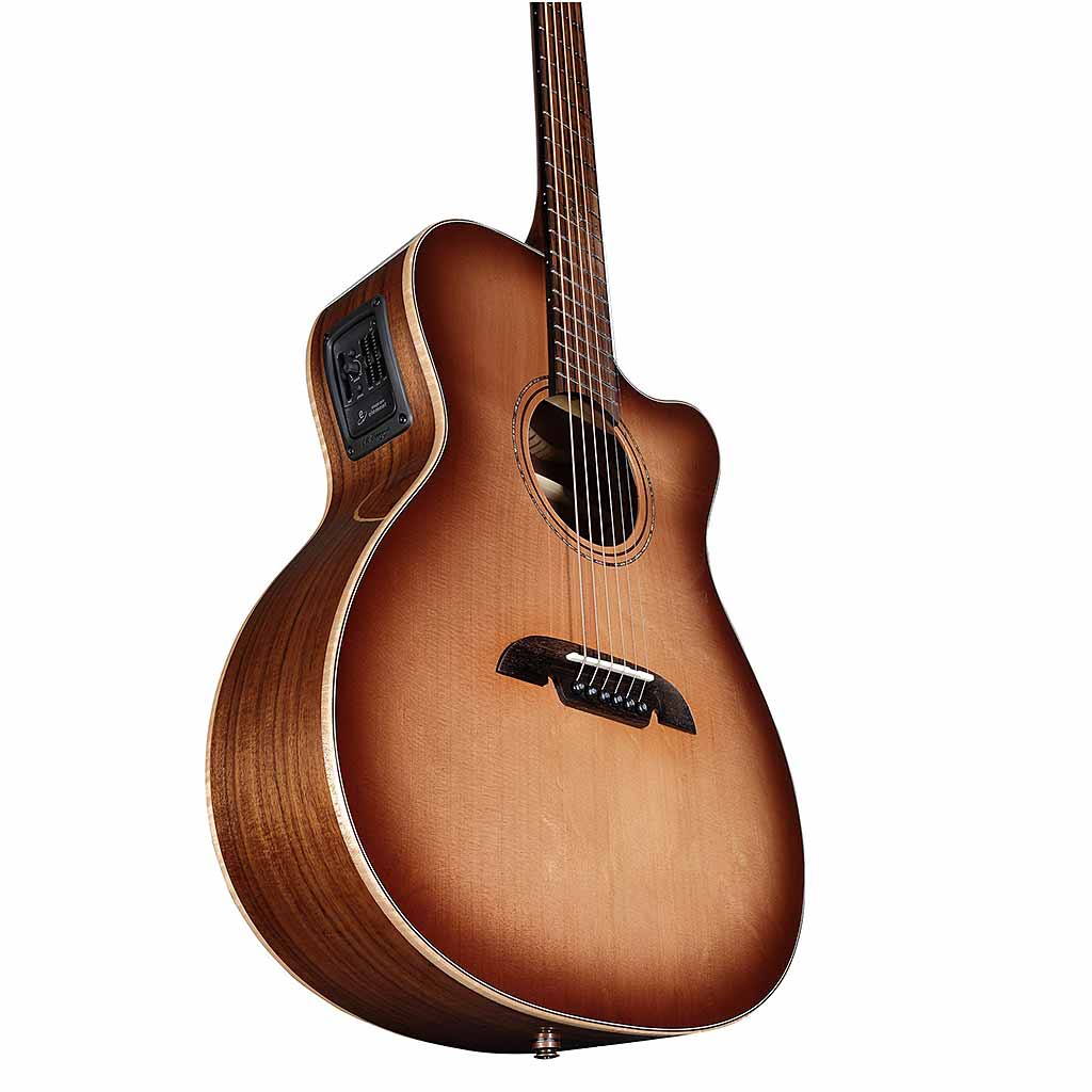 Alvarez AFA95CESHB Artist Elite Folk/OM Acoustic Electric Guitar-Andy's Music
