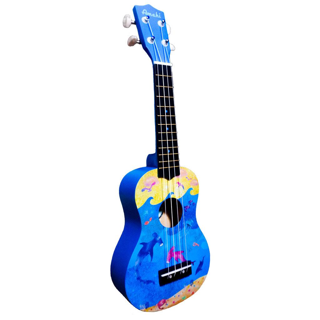 Amahi DDUK Tropical Series Soprano Ukulele With Bag
