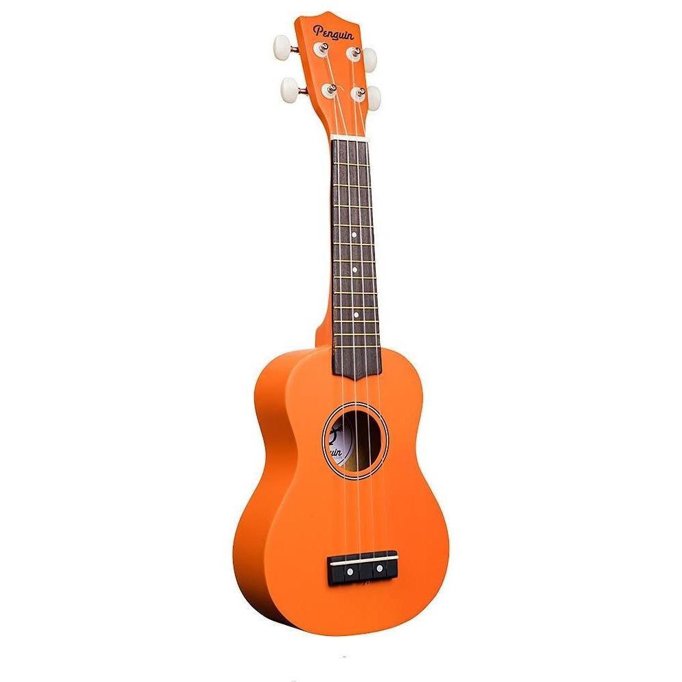 Amahi Penguin Soprano Ukuleles With Bag-Orange-Andy's Music