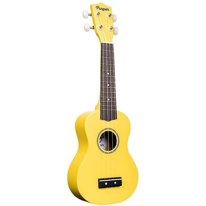 Amahi Penguin Soprano Ukuleles With Bag-Yellow-Andy's Music