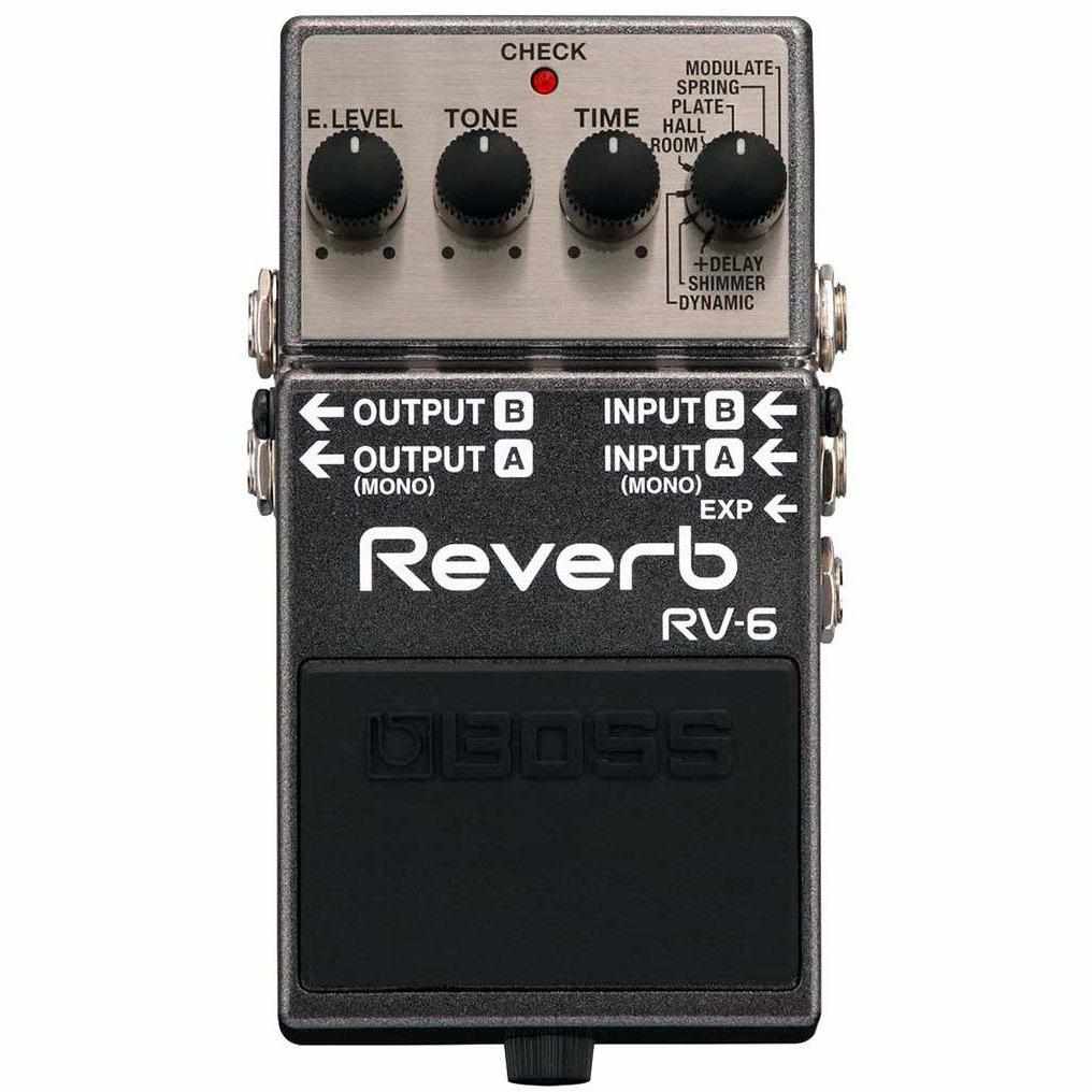 BOSS RV-6 Digital Reverb Guitar Effects Pedal-Andy's Music