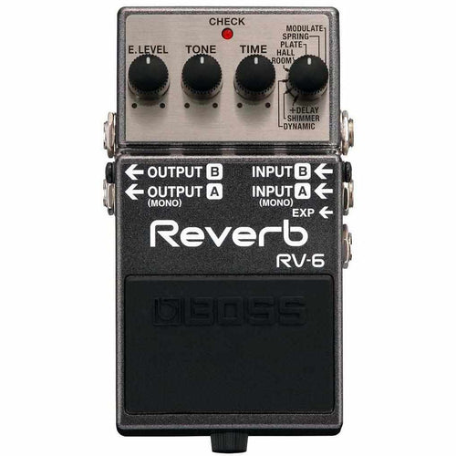BOSS RV-6 Digital Reverb Guitar Effects Pedal