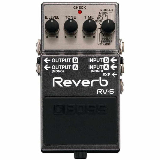 BOSS RV-6 Digital Reverb Guitar Effects Pedal-Andy's Music