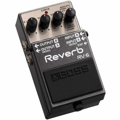 BOSS RV-6 Reverb Guitar Effects Pedal-Andy's Music
