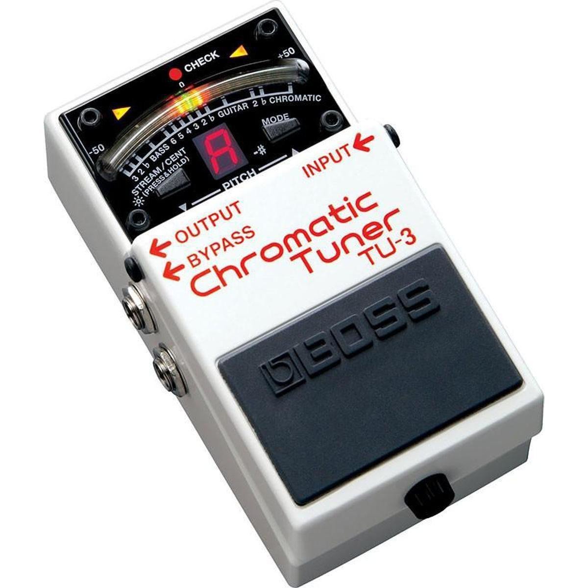 bass tuner pedal Boss TU-3 Chromatic Pedal Tuner