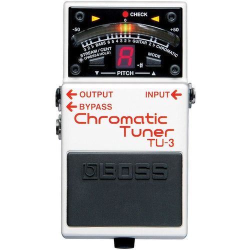 BOSS TU3 Chromatic Pedal Tuner For Guitar And Bass