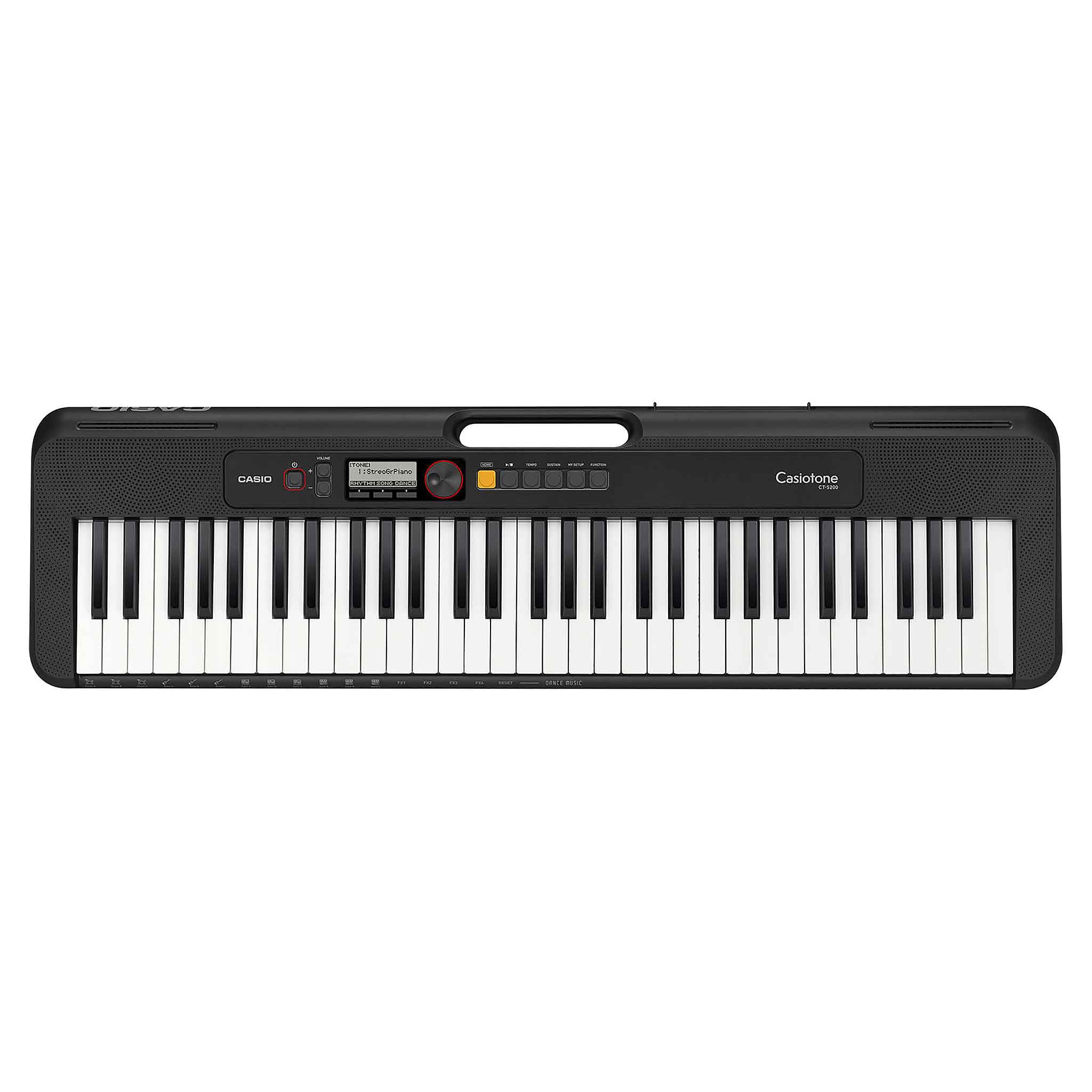 Casio Casiotone CT-S200 61-Key Portable Keyboard - Black-Andy's Music